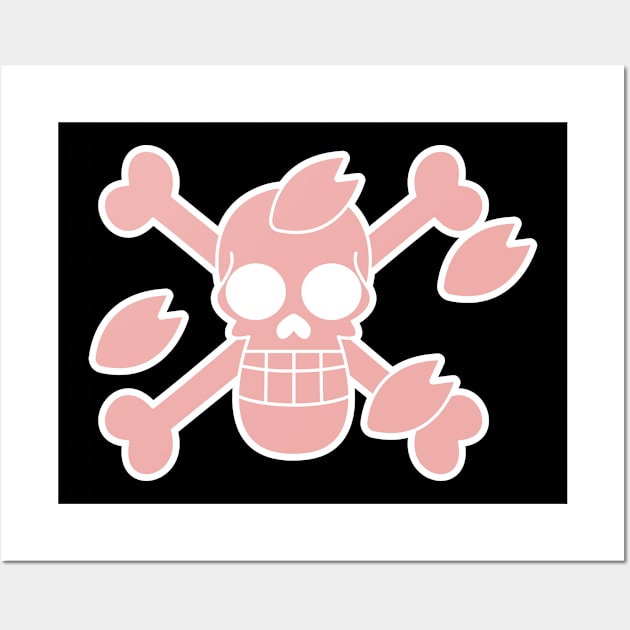 Tony Tony Chopper Jolly Roger 1 Wall Art by onepiecechibiproject